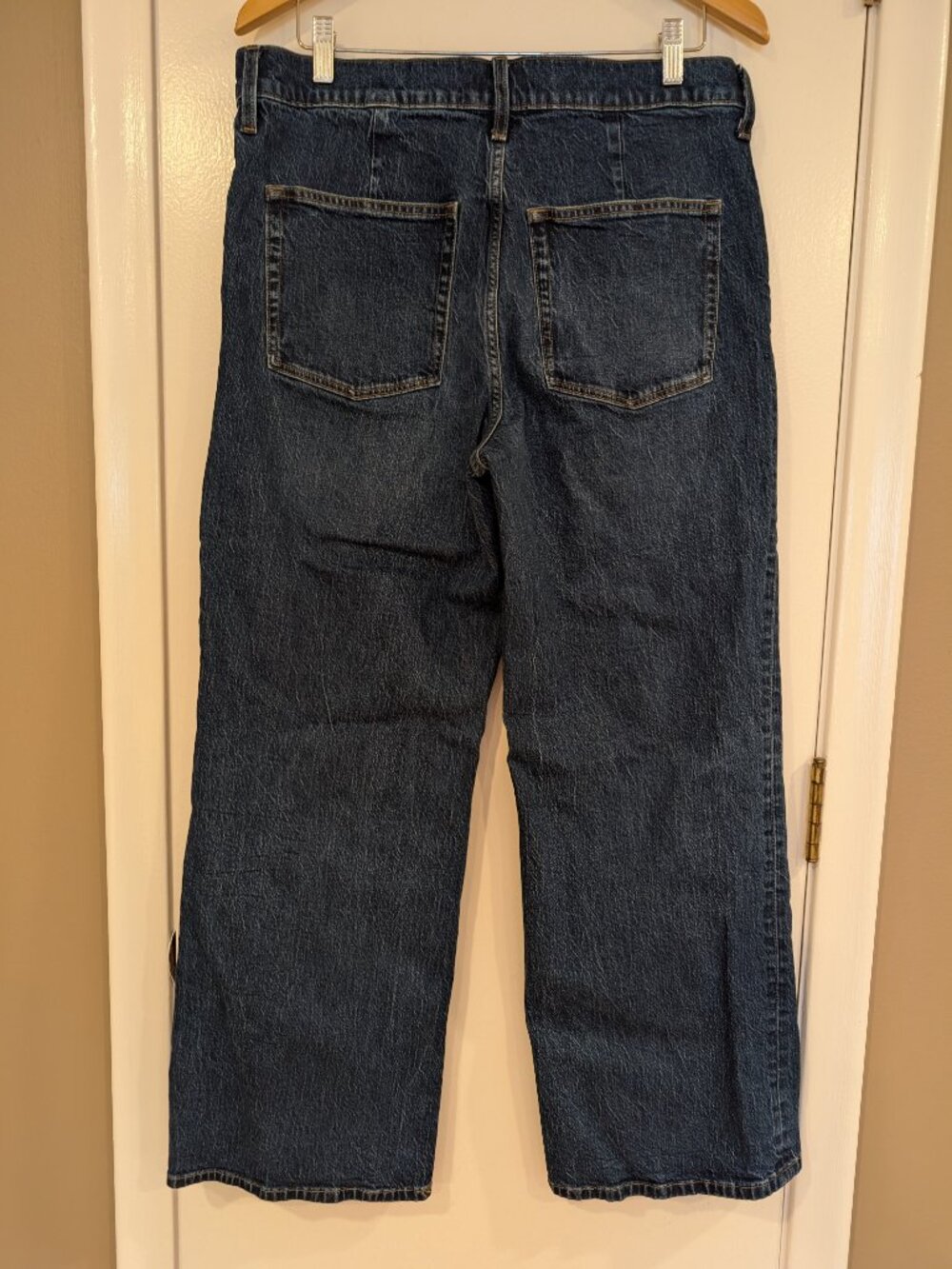 J. Crew Slim wide-leg patch-pocket jean in all-day stretch - Size 31 - Picture 4 of 11